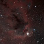 Dark nebula in Orion.