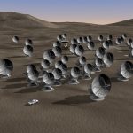 Artist's impression of the ALMA array