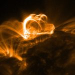 Typical solar flare. Image credit: NASA