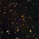 Deep field image by Hubble
